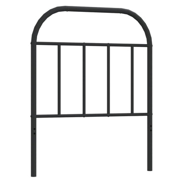 vidaXL Ersatz-Kopfteil Metall Schwarz 75 cm