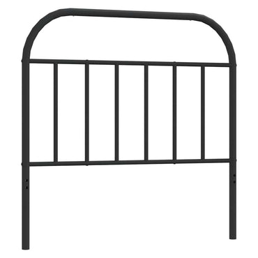 vidaXL Ersatz-Kopfteil Metall Schwarz 100 cm