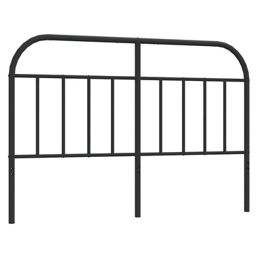 vidaXL Ersatz-Kopfteil Metall Schwarz 135 cm