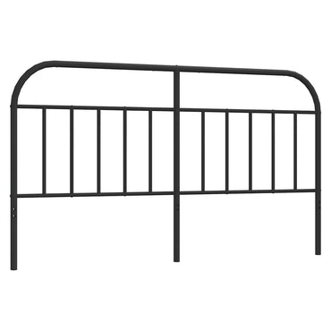 vidaXL Ersatz-Kopfteil Metall Schwarz 180 cm