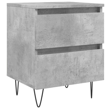 vidaXL Nachttisch Betongrau 40x35x50 cm Holzwerkstoff