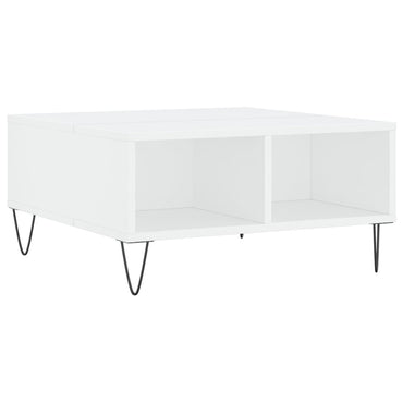 vidaXL Couchtisch Weiß 60x60x30 cm Holzwerkstoff