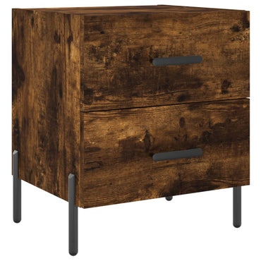 vidaXL Nachttisch Räuchereiche 40x35x47,5 cm Holzwerkstoff