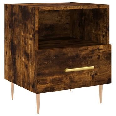 vidaXL Nachttisch Räuchereiche 40x35x47,5 cm Holzwerkstoff