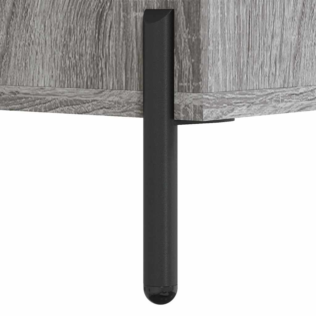 vidaXL Nachttische 2 Stk. Grau Sonoma 40x40x50 cm Holzwerkstoff