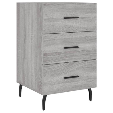 vidaXL Nachttisch Grau Sonoma 40x40x66 cm Holzwerkstoff