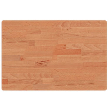 vidaXL Tischplatte 60x40x2,5 cm Rechteckig Massivholz Buche