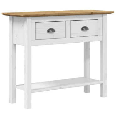 vidaXL Table console BODO marron 91x35x74 cm en pin massif