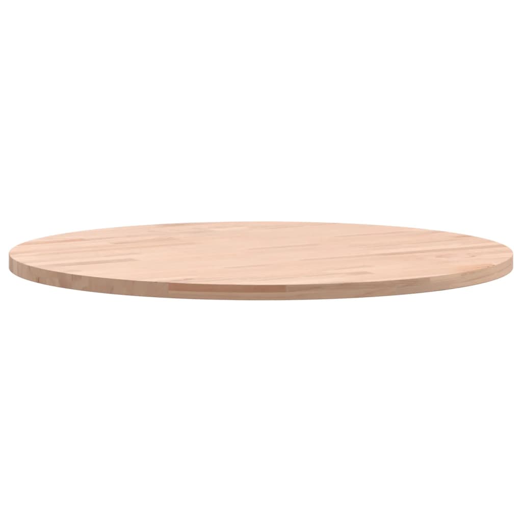 vidaXL Tischplatte Ø50x1,5 cm Rund Massivholz Buche