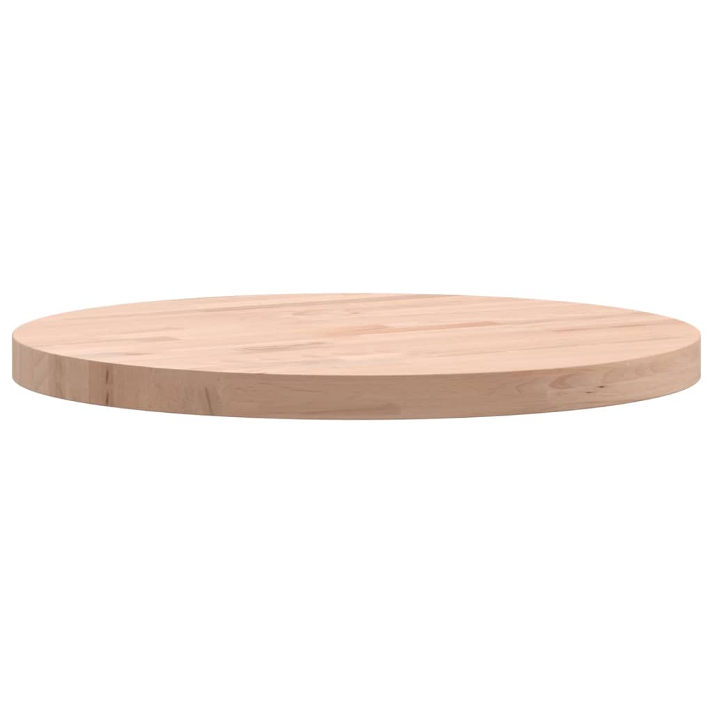 vidaXL Tischplatte Ø40x2,5 cm Rund Massivholz Buche