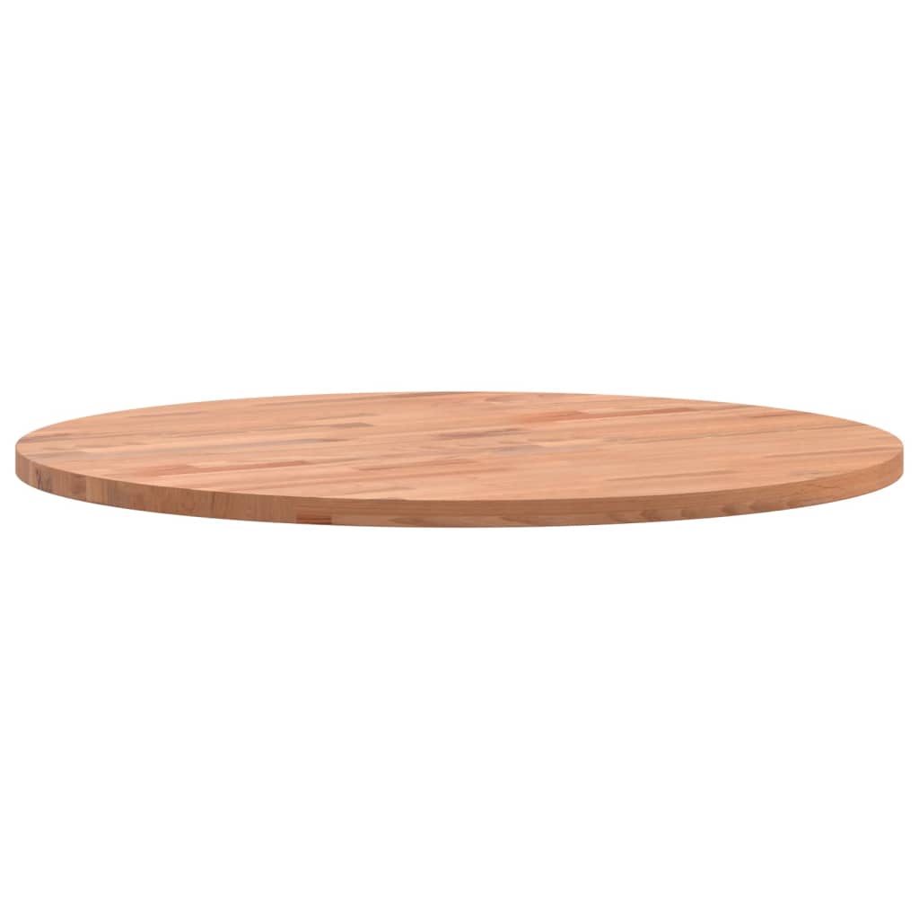 vidaXL Tischplatte Ø50x1,5 cm Rund Massivholz Buche