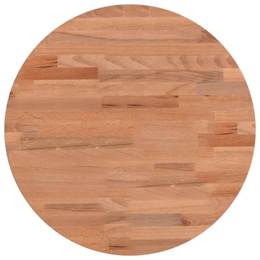 vidaXL Tischplatte Ø40x2,5 cm Rund Massivholz Buche