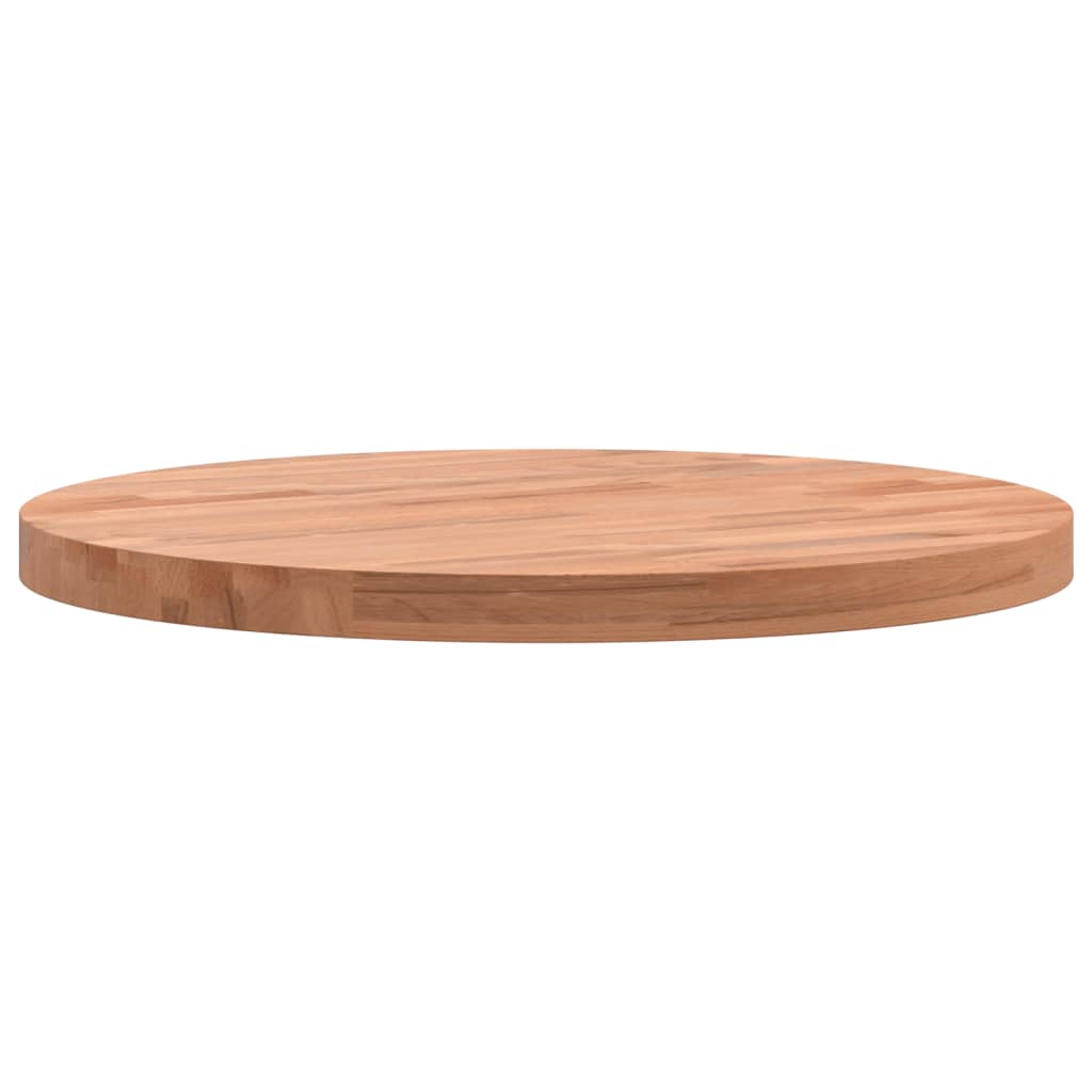 vidaXL Tischplatte Ø40x2,5 cm Rund Massivholz Buche