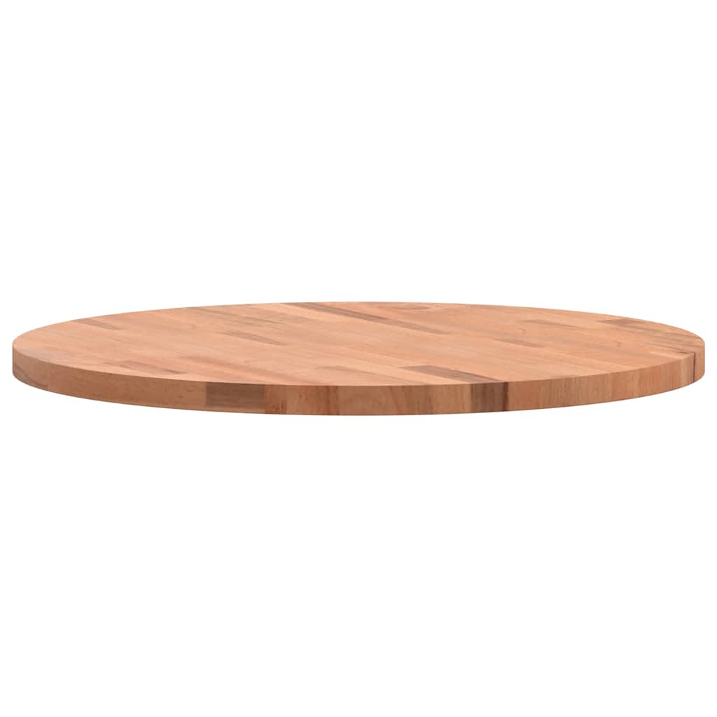 vidaXL Plateau de table rond Ø 60 x 2,5 cm en hêtre massif