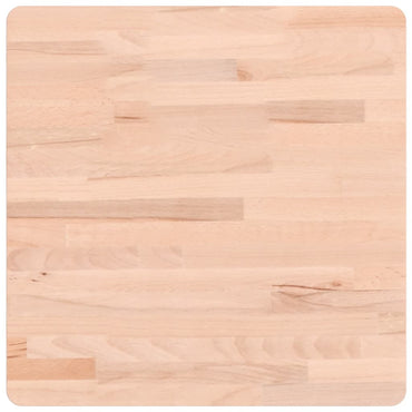 vidaXL Tischplatte 50x50x2,5 cm Quadratisch Massivholz Buche