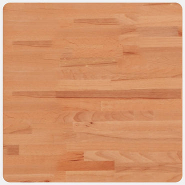 vidaXL Tischplatte 50x50x2,5 cm Quadratisch Massivholz Buche