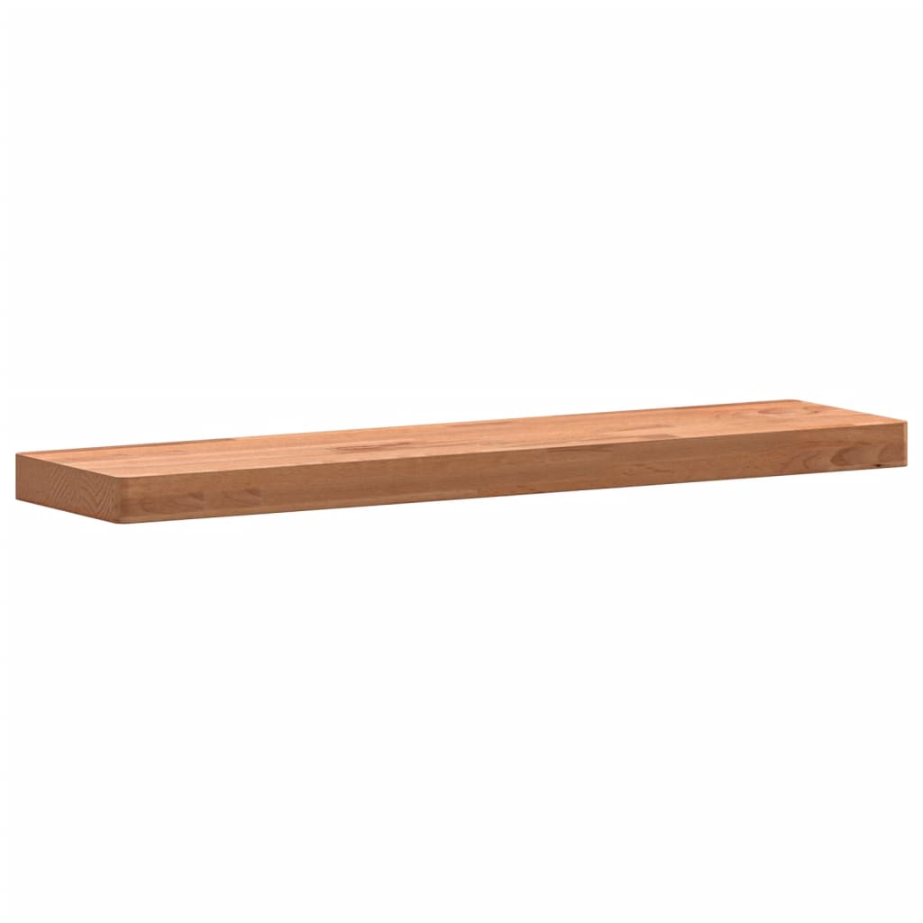 vidaXL Étagère murale 80x20x4 cm Bois de hêtre massif