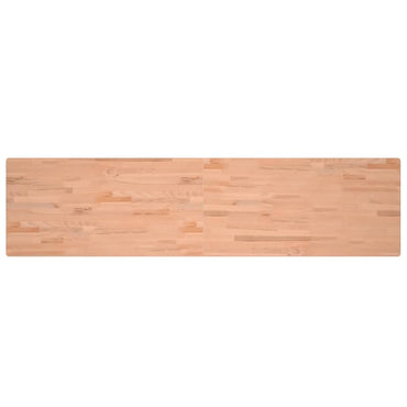 vidaXL Schreibtischplatte 220x55x2,5 cm Massivholz Buche