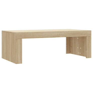 vidaXL Table basse chêne Sonoma 102x50x36 cm bois d'ingénierie