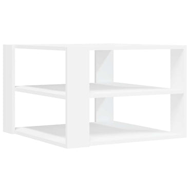 vidaXL Couchtisch Weiß 58x58x40 cm Holzwerkstoff