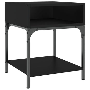 vidaXL Nachttisch Schwarz 40x41x50 cm Holzwerkstoff