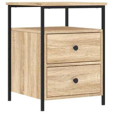 vidaXL Table de chevet chêne Sonoma 44x45x60 cm Bois d'ingénierie