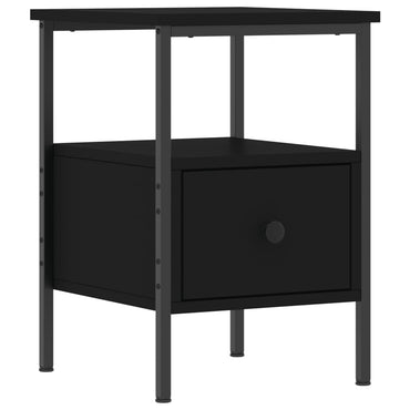 vidaXL Nachttisch Schwarz 34x36x50 cm Holzwerkstoff