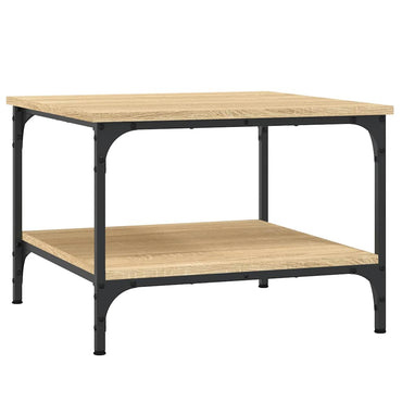 vidaXL Table basse chêne Sonoma 55x55x40 cm aggloméré