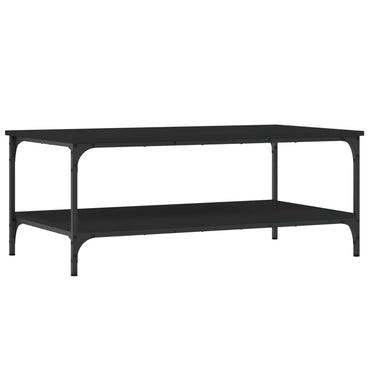 vidaXL Table basse Noir 100x55x40 cm Bois d'ingénierie