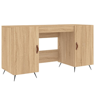 vidaXL Bureau chêne Sonoma 140x50x75 cm en bois d'ingénierie