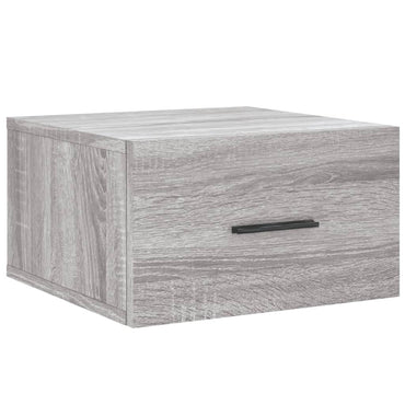 vidaXL Wand-Nachttisch Grau Sonoma 35x35x20 cm