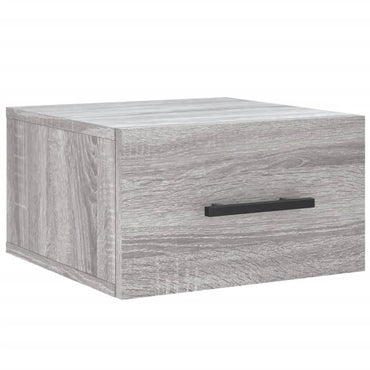 vidaXL Wand-Nachttisch Grau Sonoma 35x35x20 cm