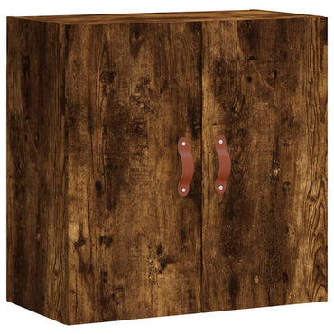 vidaXL Meuble haut mural chêne fumé 60x31x60 cm Bois d'ingénierie