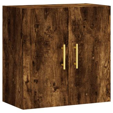 vidaXL Meuble haut mural chêne fumé 60x31x60 cm Bois d'ingénierie