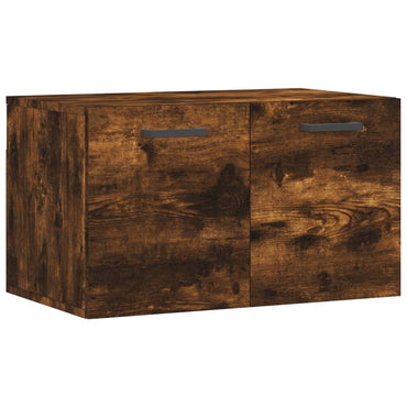 vidaXL Meuble haut mural chêne fumé 60x36,5x35 cm bois d'ingénierie