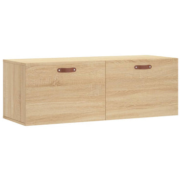 vidaXL Armoire murale chêne sonoma 100x36,5x35 cm Aggloméré