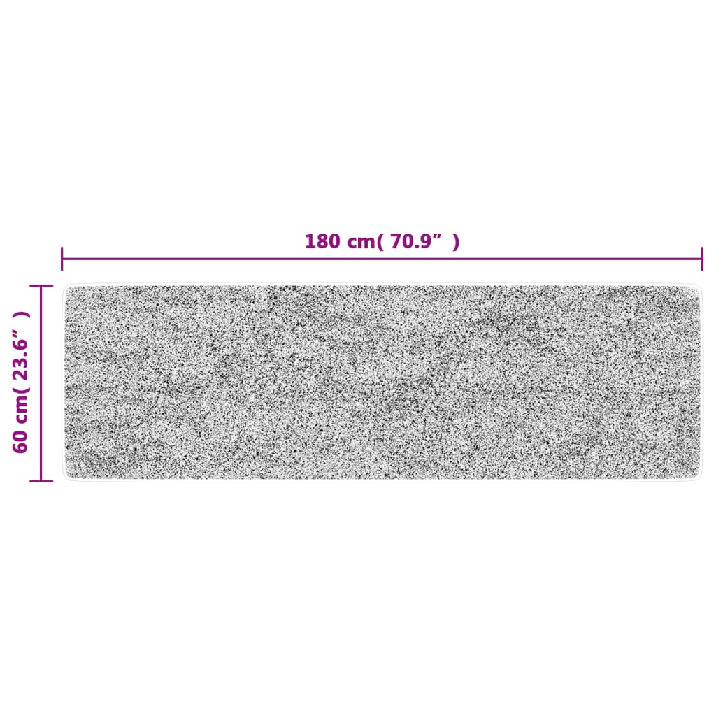 Tapis de cuisine vidaXL Multicolore 60x180 cm Lavable Antidérapant