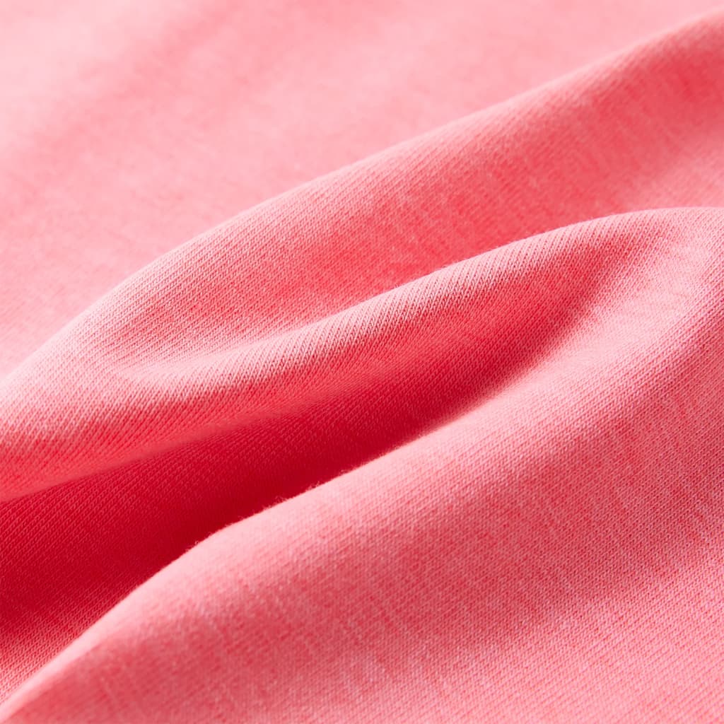 Kinder-T-Shirt Neonrosa 140