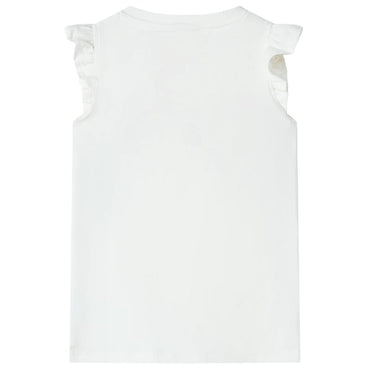 Kinder-T-Shirt Ecru 140