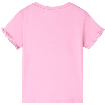 Kinder-Kurzarmshirt Hellrosa 140