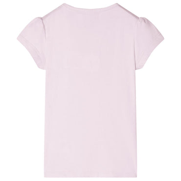 Kinder-T-Shirt mit Flügelärmeln Zartrosa 116