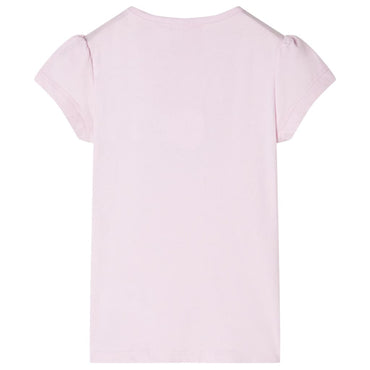 Kinder-T-Shirt mit Flügelärmeln Zartrosa 128