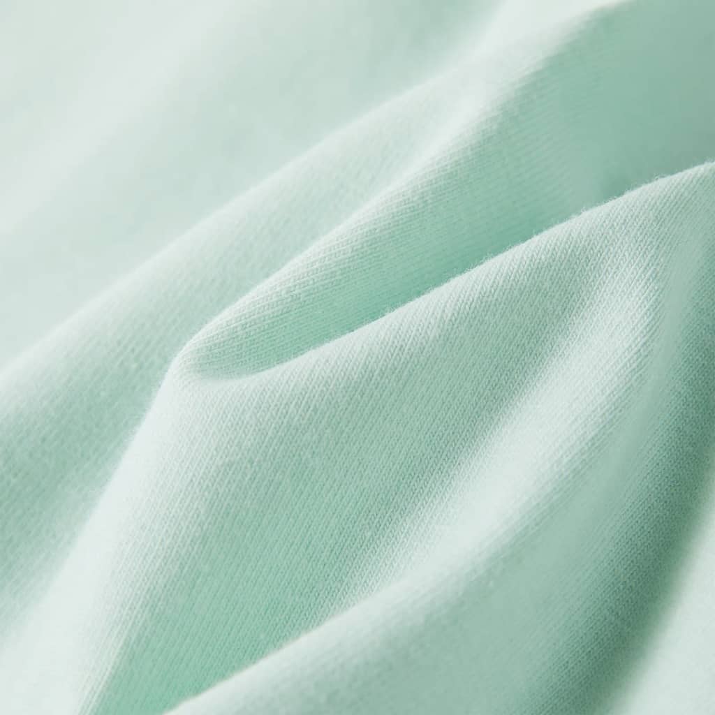 Kinder-T-Shirt mit Flügelärmeln Helles Minzgrün 128