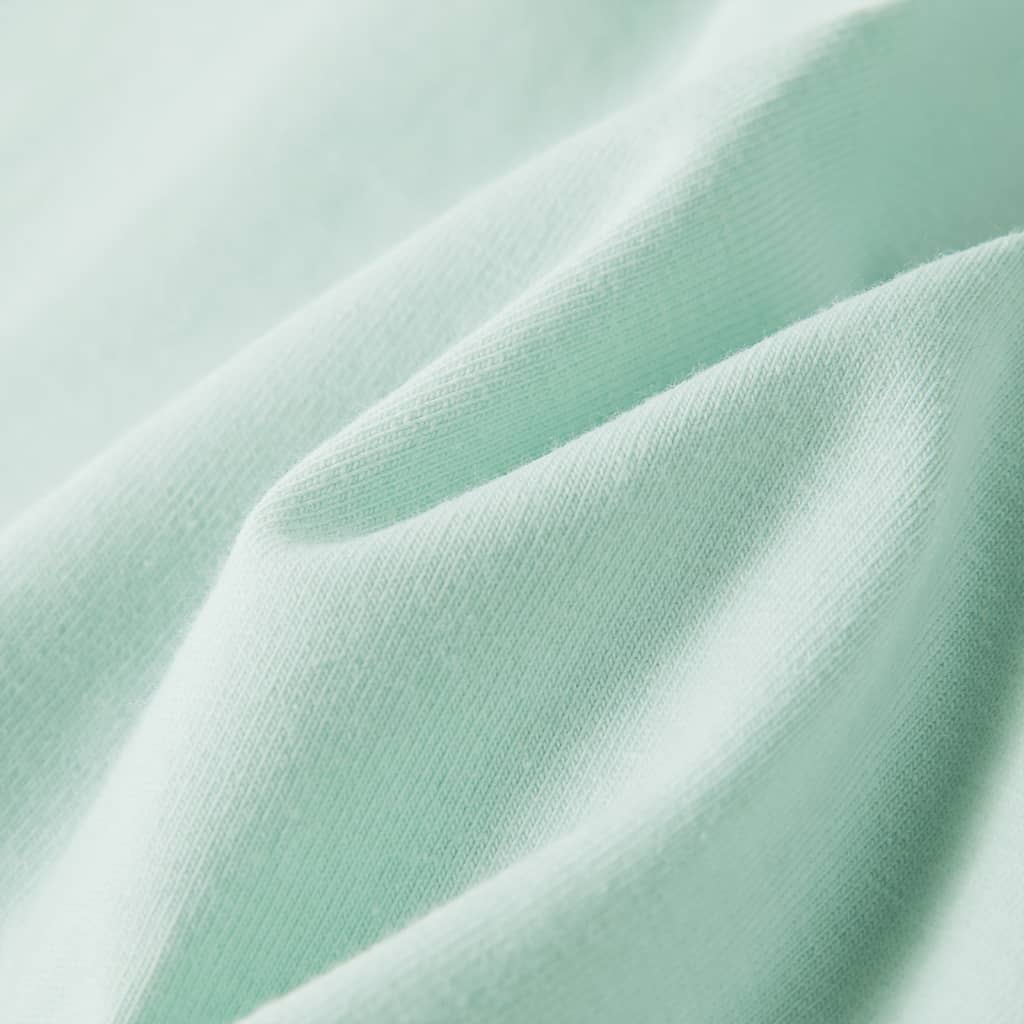 T-shirt enfant à manches papillon Vert menthe clair 140