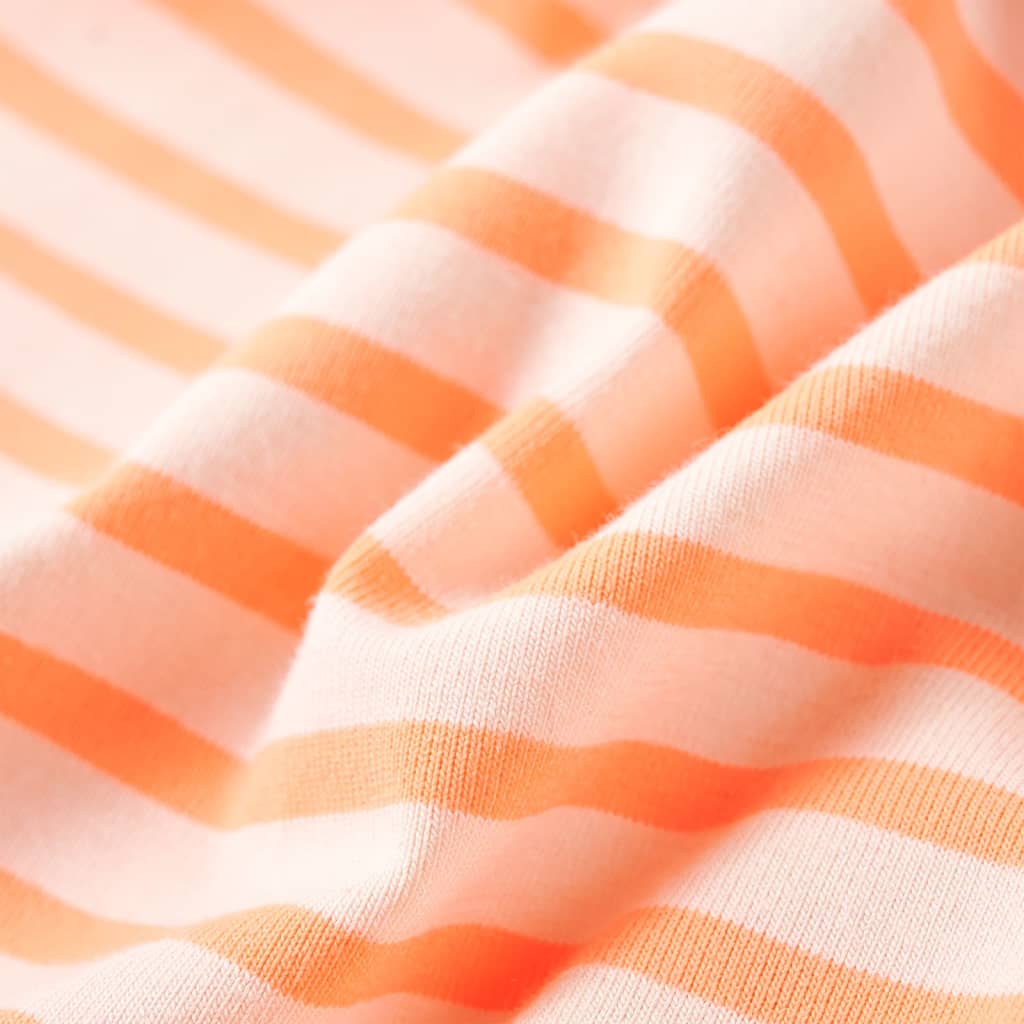 Kinder-T-Shirt Neonorange 128