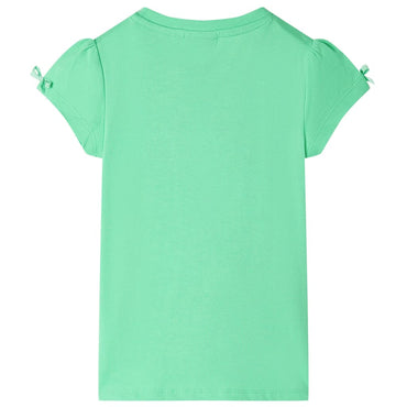 Kinder-T-Shirt Hellgrün 140