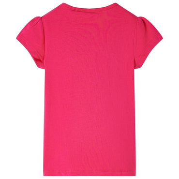 T-shirt enfant rose vif 116