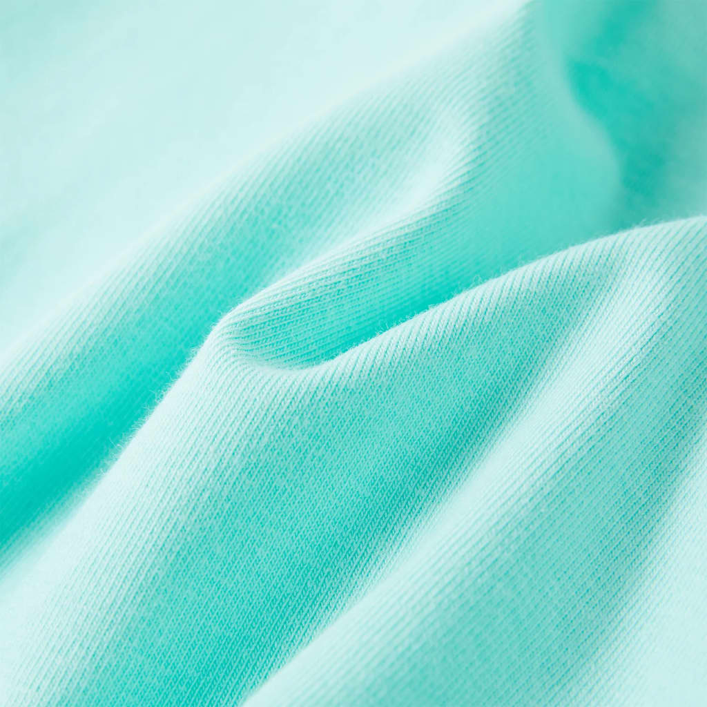 Kinder-T-Shirt Helles Minzgrün 104