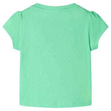 Kinder-T-Shirt Hellgrün 128