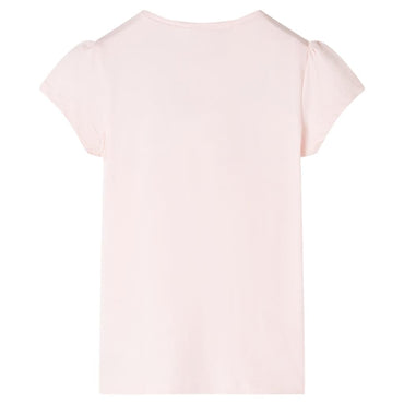 Kinder-T-Shirt Zartrosa 116